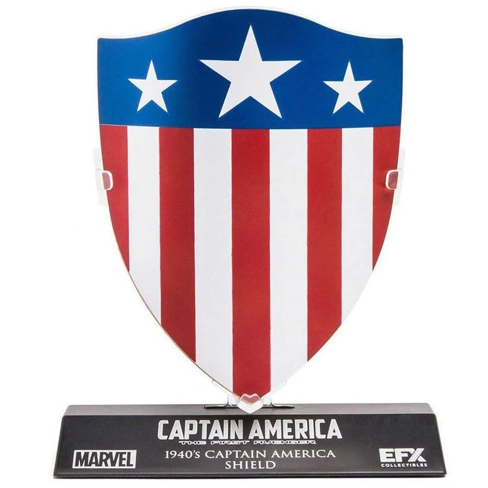 Marvel Captain America Replik 1/6 1940er Schild 10 cm Bild 1