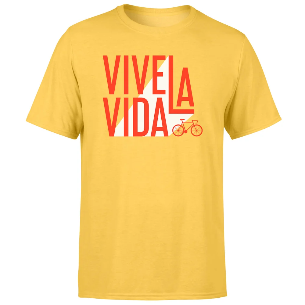Vive La Vida Men's Yellow T-Shirt - S Bild 1