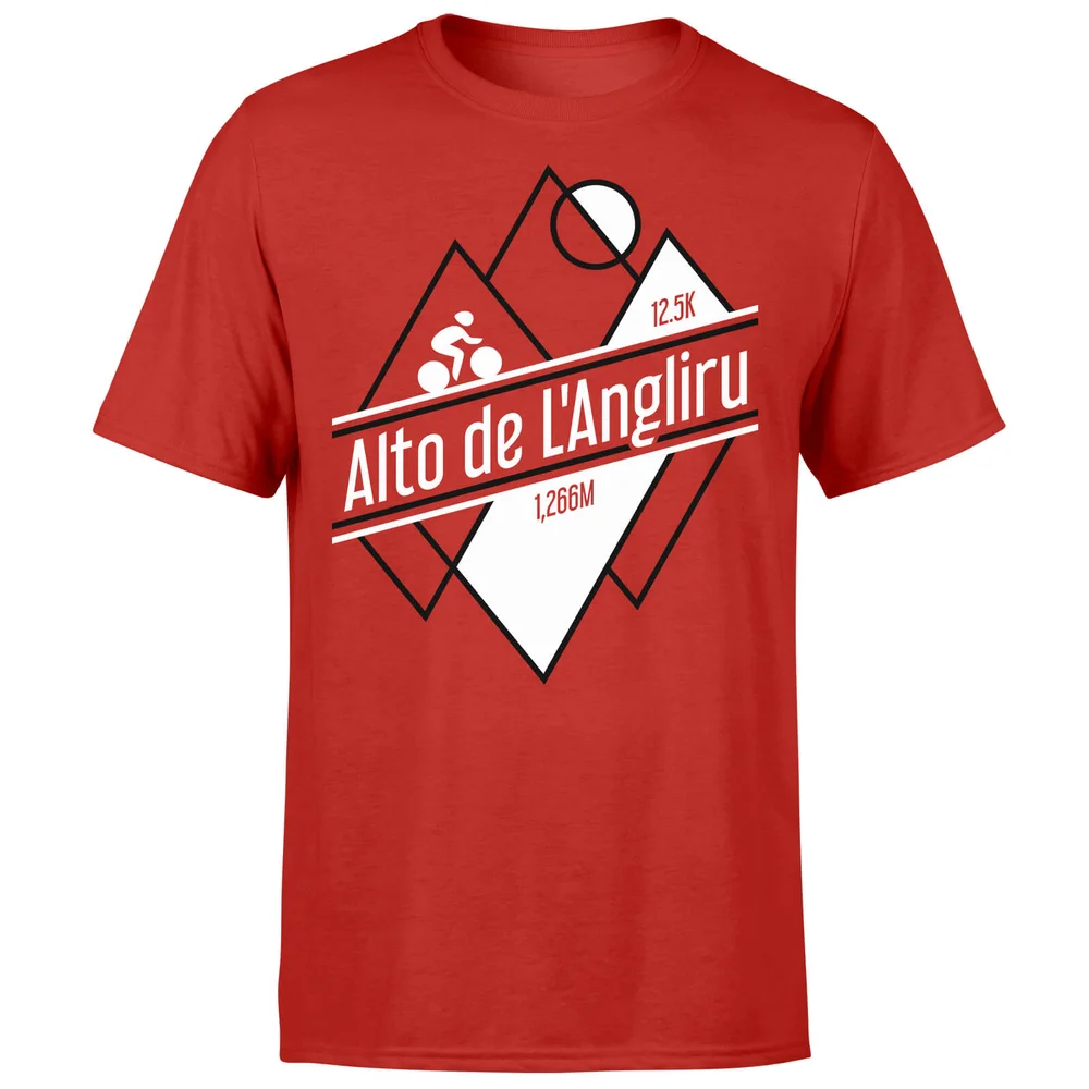 Alto De L'Angliru Men's Red T-Shirt - L Bild 1