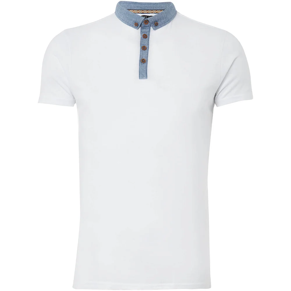 Brave Soul Men's Chimera Polo Shirt - White - S - Weiß Bild 1