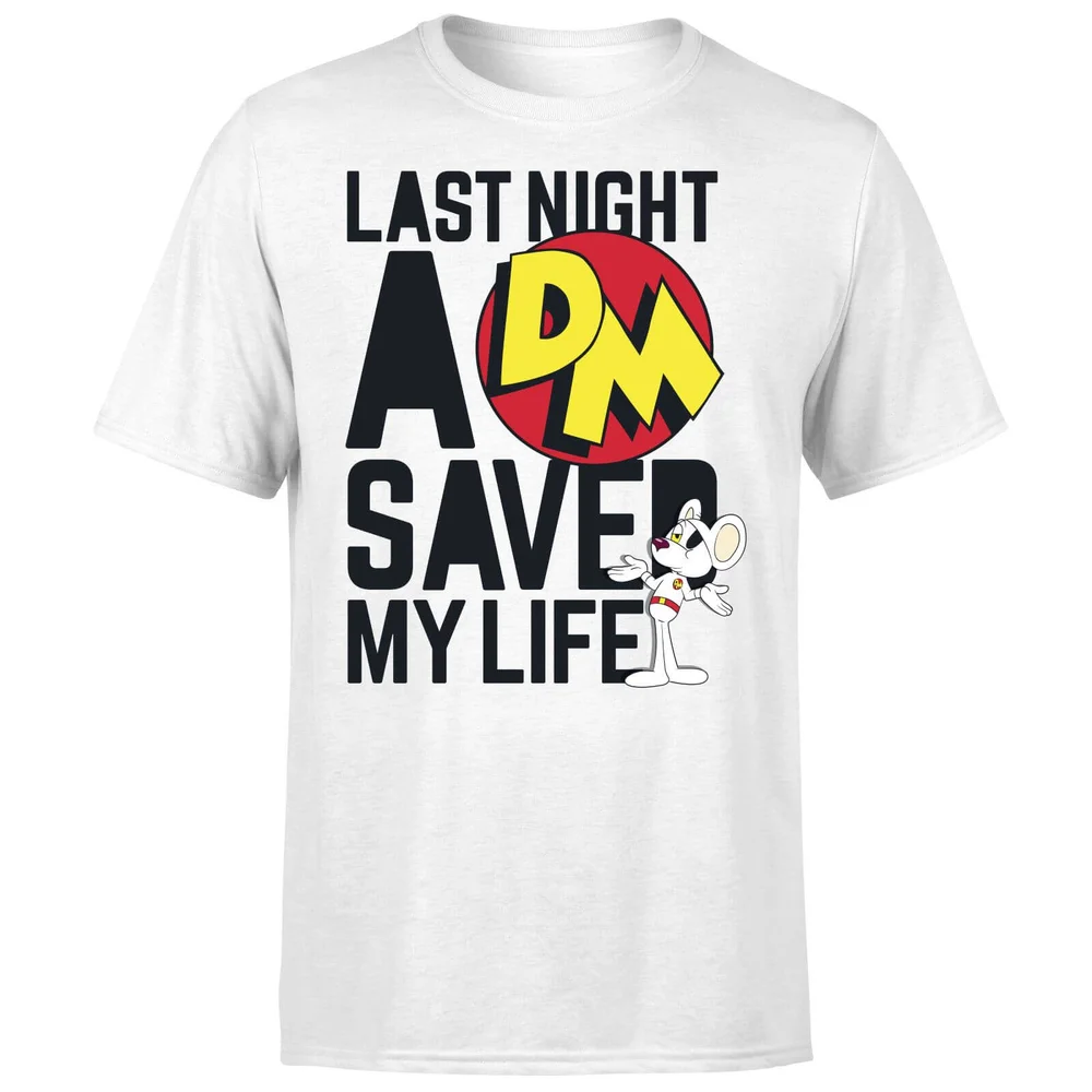 Danger Mouse DJ T-Shirt - White - S - Grau Bild 1