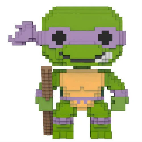 8-Bit Teenage Mutant Ninja Turtles Donatello Pop! Vinyl Figur Bild 1