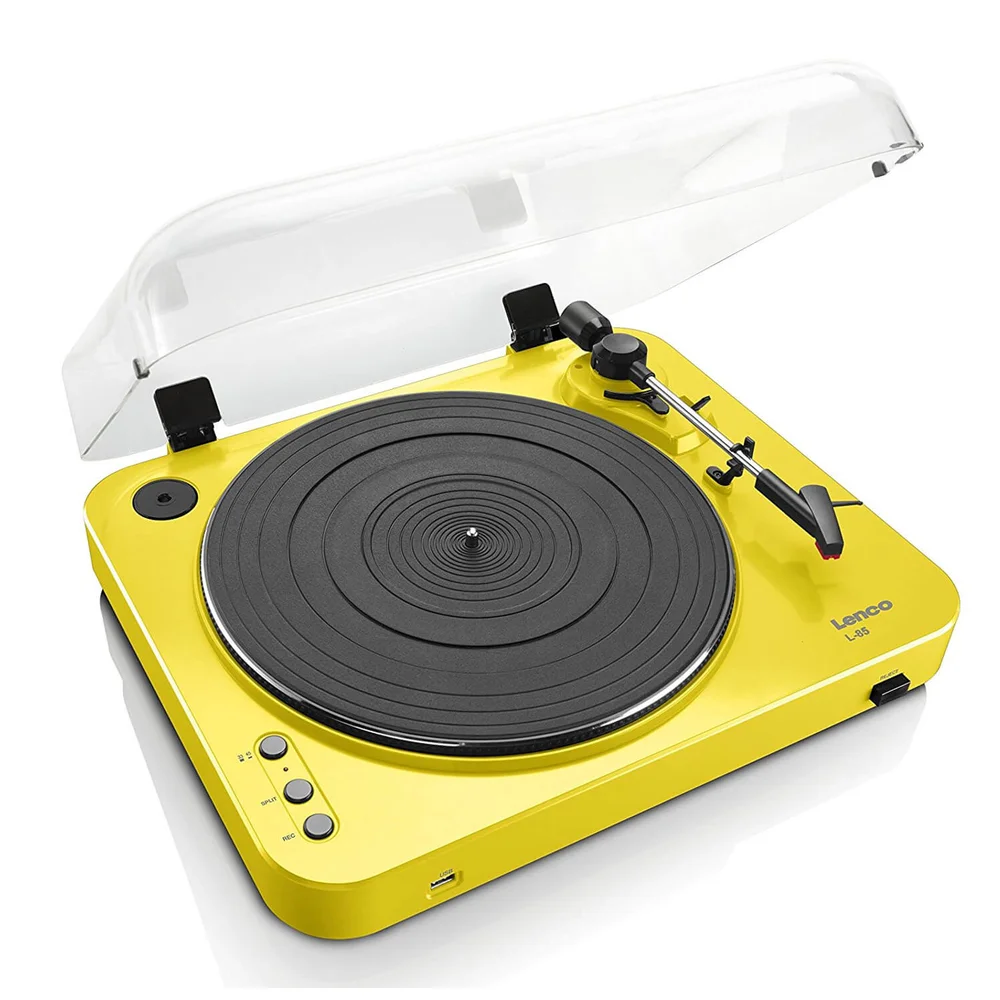 Lenco L-85 Turntable with USB Direct Recording - Yellow Bild 1