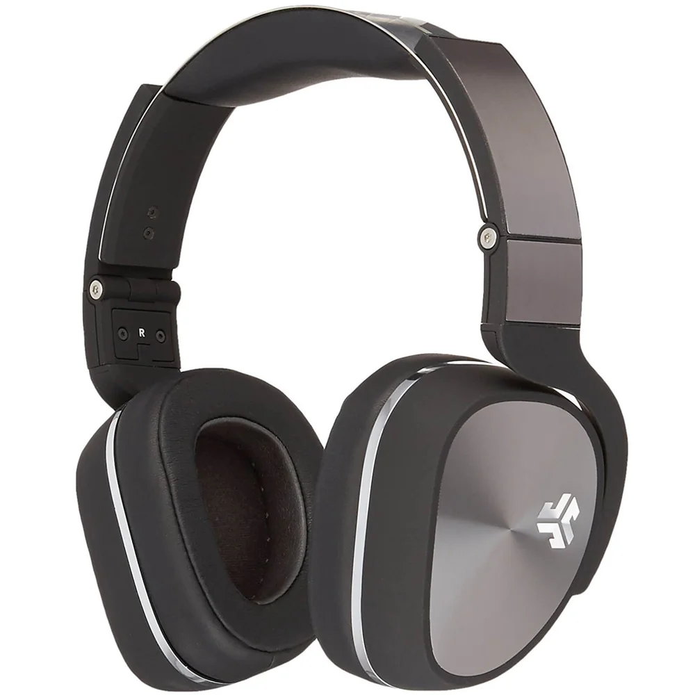 JLab Audio Flex Studio DJ Style Over Ear Headphones with Carry Case and Apple Mic - Black Bild 1