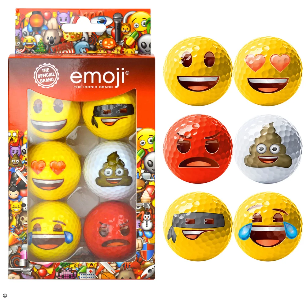 Mixed Novelty Golf Balls (6 Pack) Bild 1