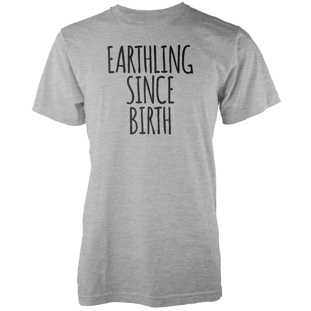 Earthling Since Birth Grey T-Shirt - S Bild 1