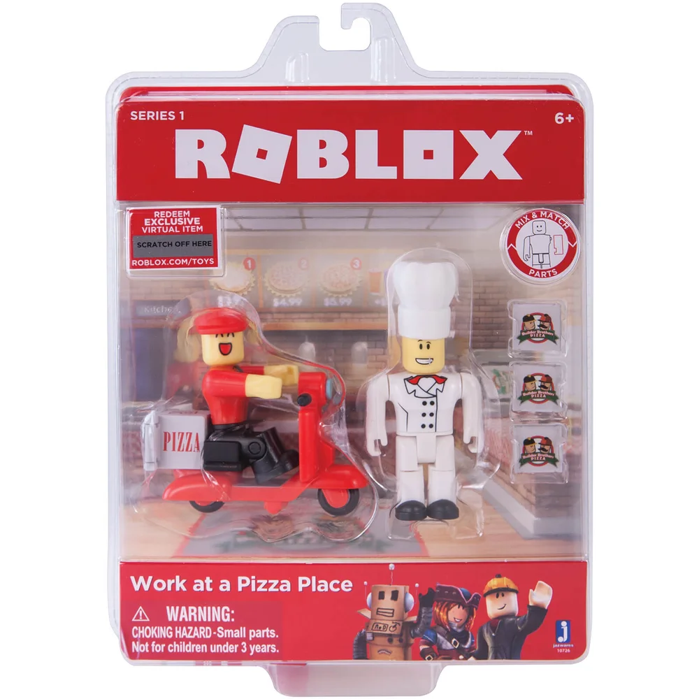 ROBLOX Work at a Pizza Place Game Figure Pack Bild 1