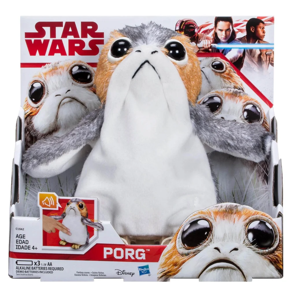 Hasbro Star Wars: Episode VIII The Last Jedi Interactive Plush Figure - Porg Bild 1