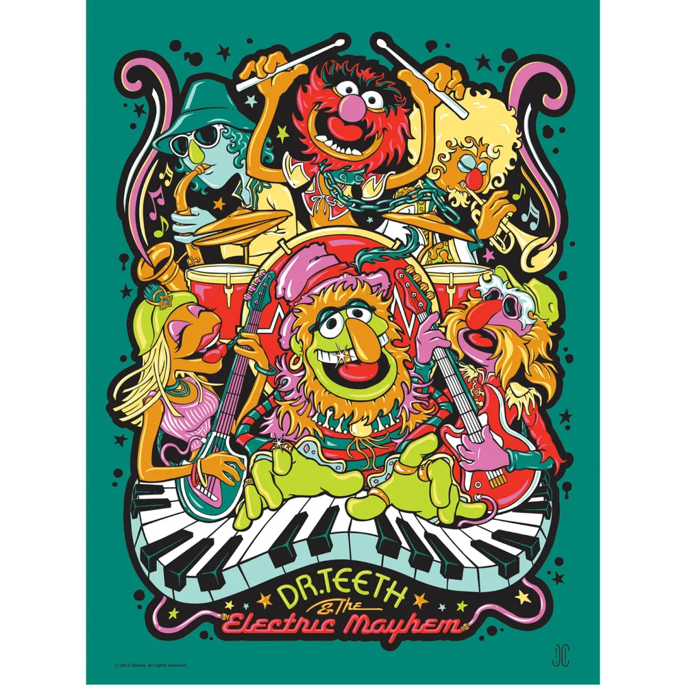 Disney - The Muppets/Dr. Teeth Print by James Carroll (457mm x 610mm) Bild 1