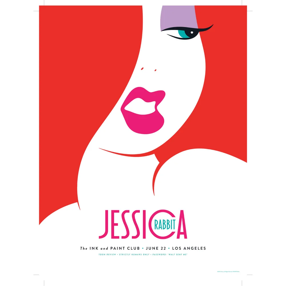 Disney - Jessica Rabbit Print by Michael De Pippo (457mm x 610mm) Bild 1