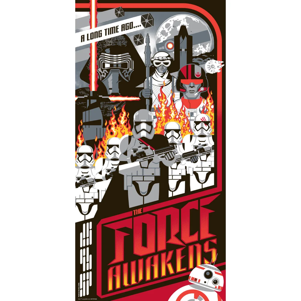 Star Wars - The Force Awakens Print by Mark Daniels (305mm x 610mm) Bild 1