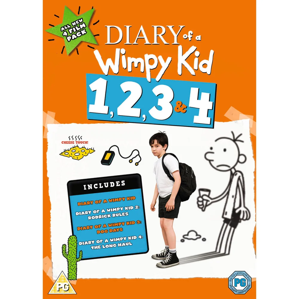 Tagebuch eines Wimpy Kid 1-4 Box Set Bild 1
