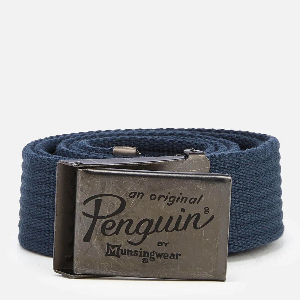 Original Penguin Men's Web Belt - Navy Bild 1