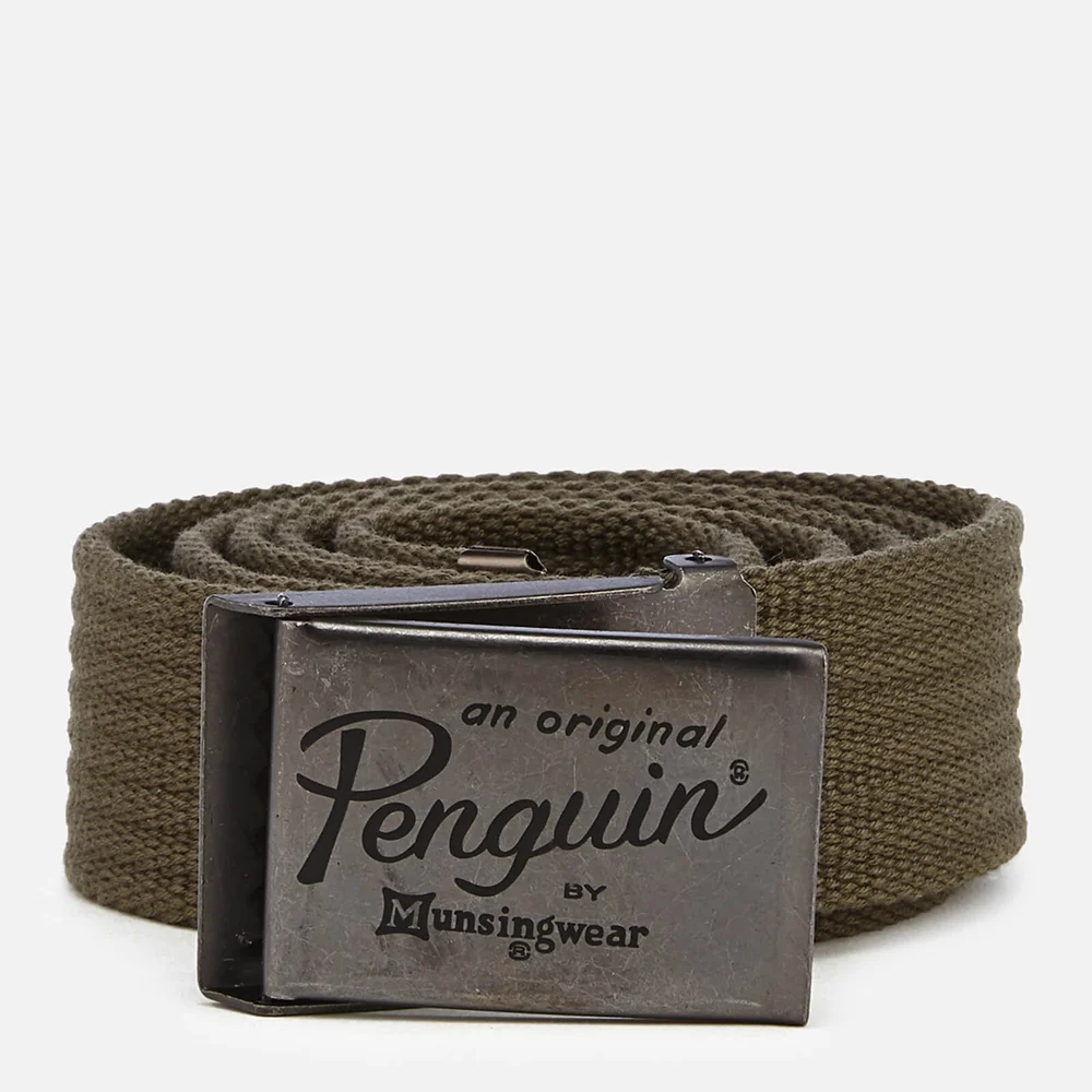 Original Penguin Men's Web Belt - Khaki Bild 1