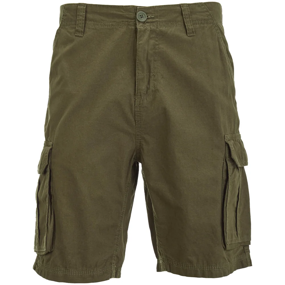 Brave Soul Men's Riverwood Cargo Shorts - Khaki - S Bild 1