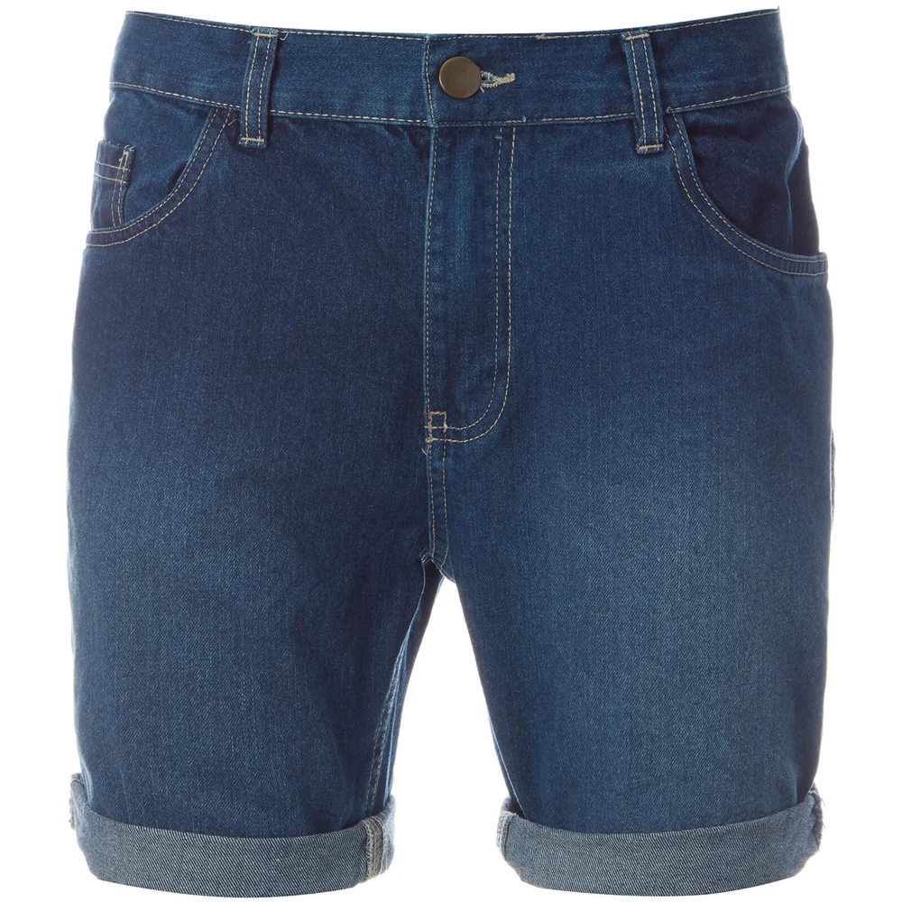 Brave Soul Men's Uganda Denim Shorts - Mid Wash - S Bild 1