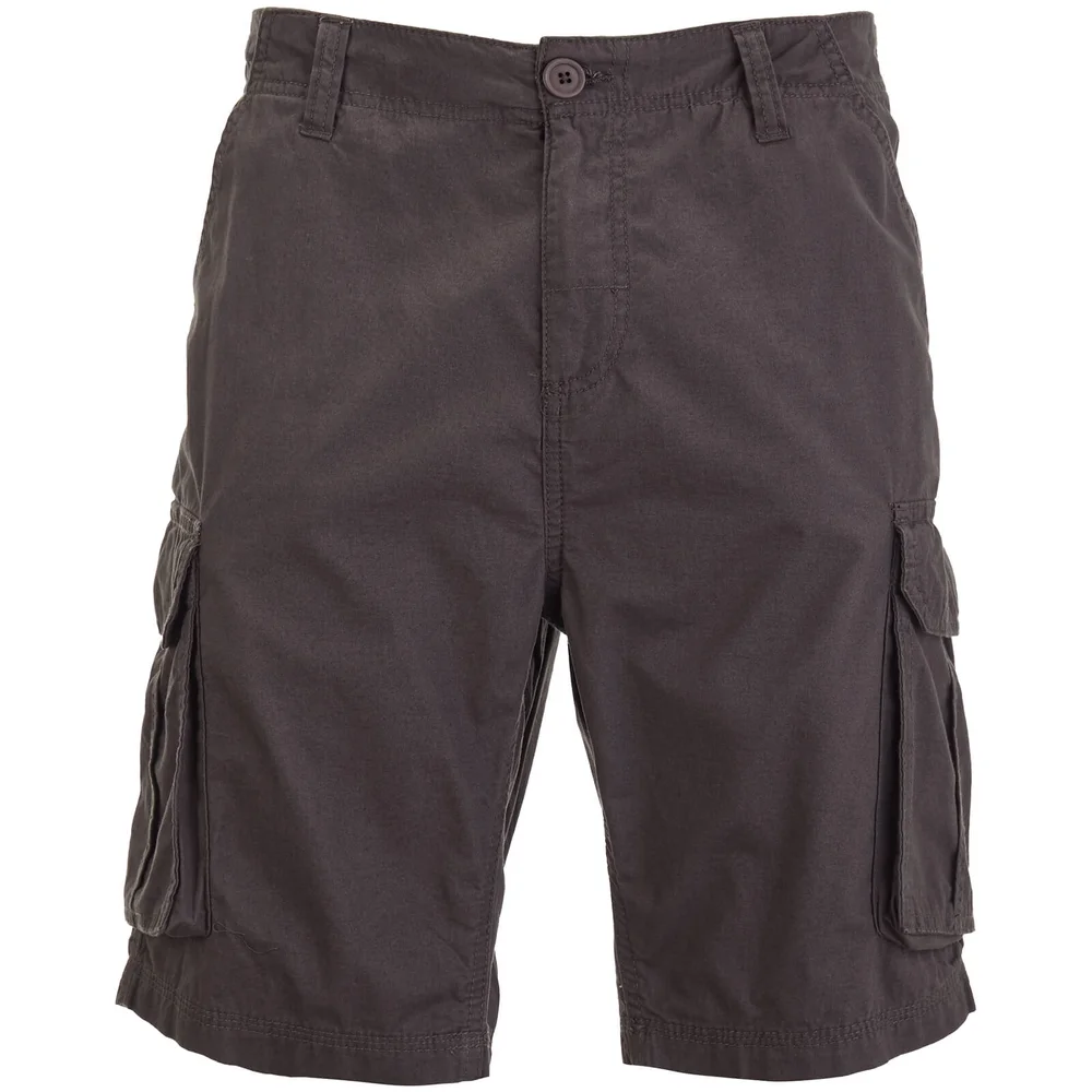 Brave Soul Men's Riverwood Cargo Shorts - Charcoal - S Bild 1