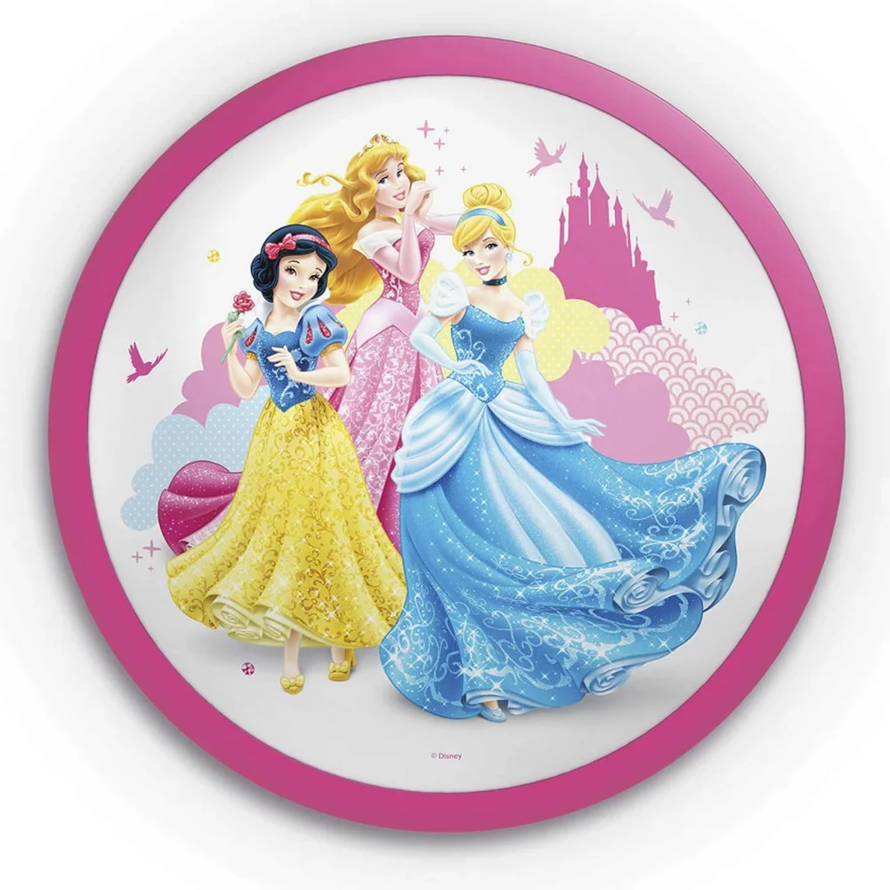Philips Disney Princess Children's Wall and Ceiling Light - 1 x 4 W Integrated LED Bild 1