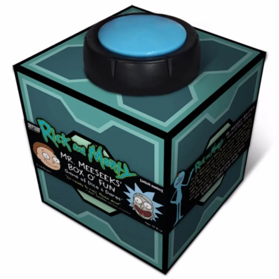 Mr. Meeseeks' Box of Fun: Rick & Morty Würfel- und Wettspiel Bild 1