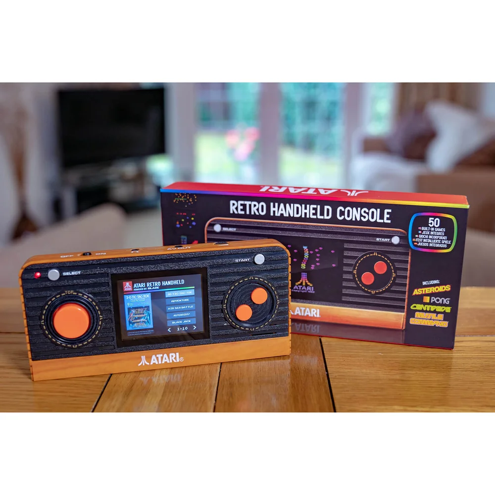 BLAZE Atari Taschenkonsole im Retrostil und 50 integrierten Spielen Bild 1
