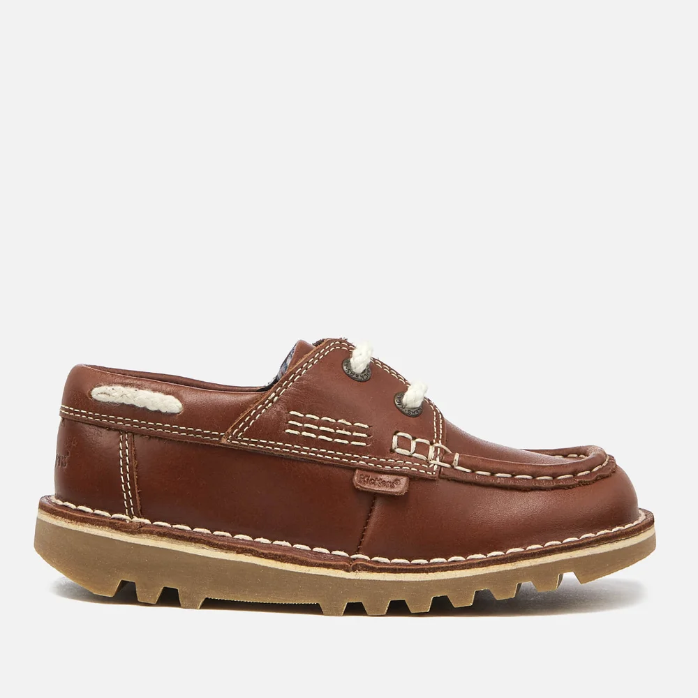 Kickers Kids' Kick Boatee Shoes - Dark Tan - 7 Bild 1