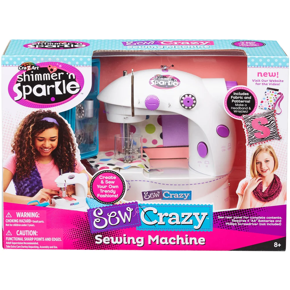Shimmer and Sparkle Sew Crazy Sewing Machine Bild 1