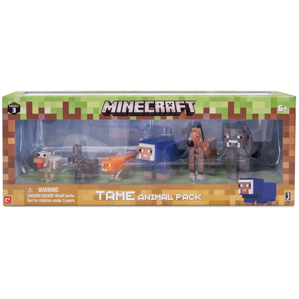 Minecraft Tame Animal Figures Pack Bild 1