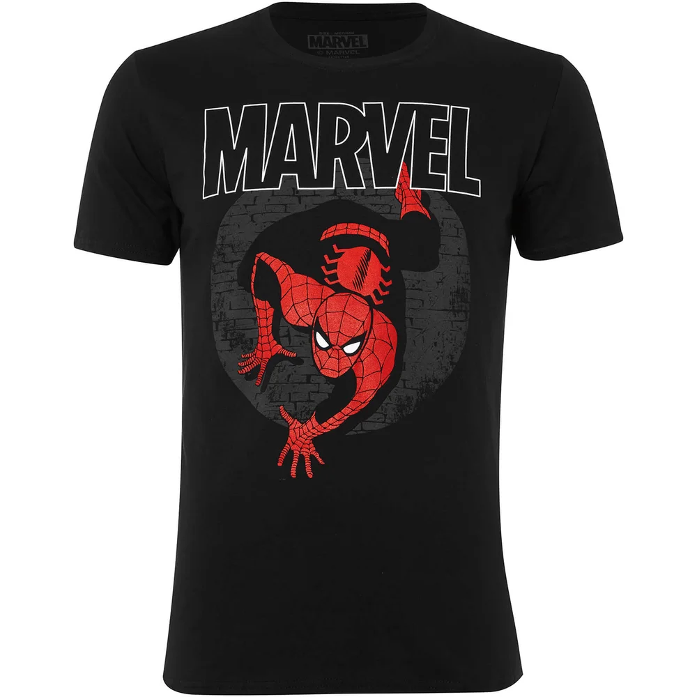 Marvel Men's Spider-Man Spotlight T-Shirt - Black - S - Schwarz Bild 1