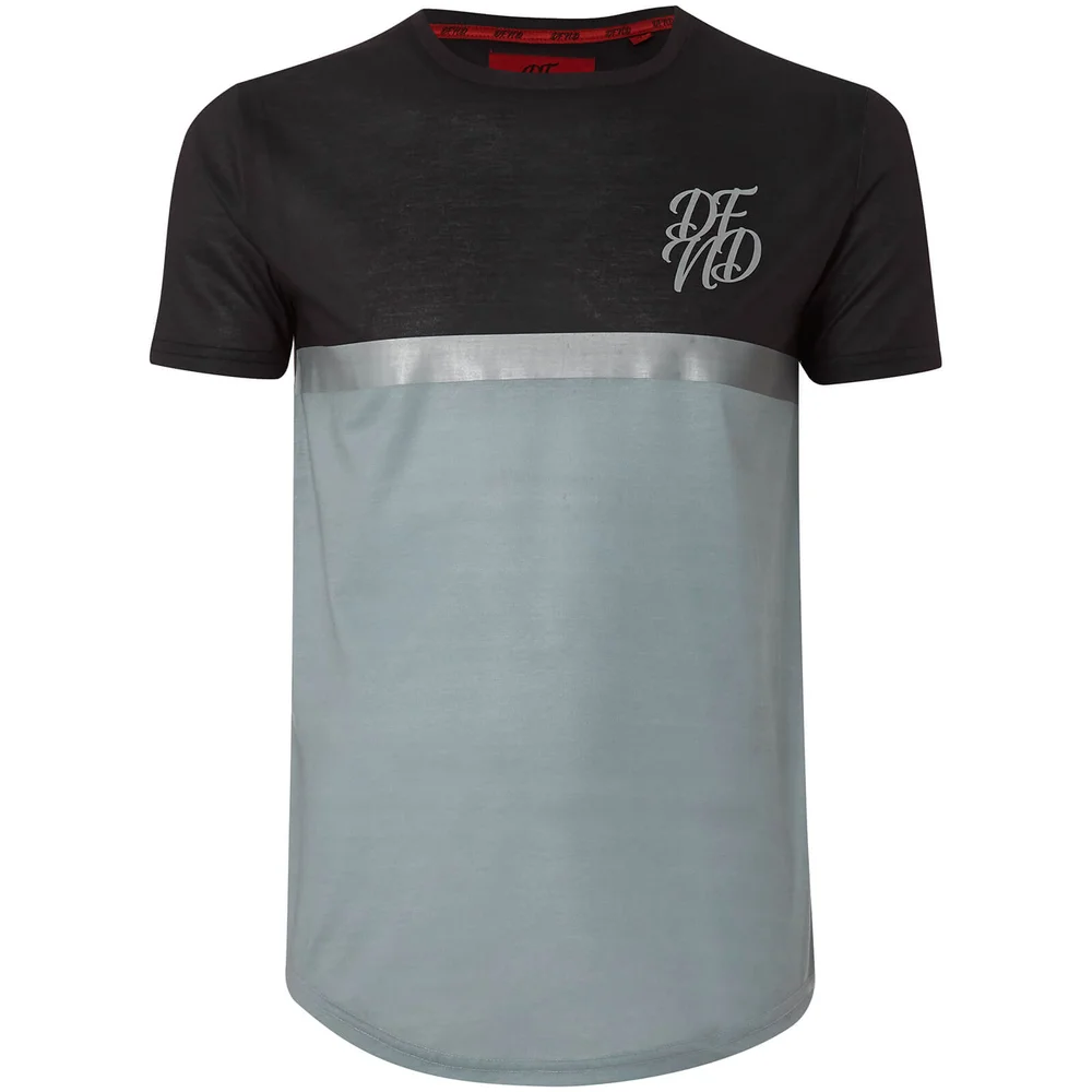 DFND Men's Shaw Panel T-Shirt - Black/Grey - S - Schwarz Bild 1