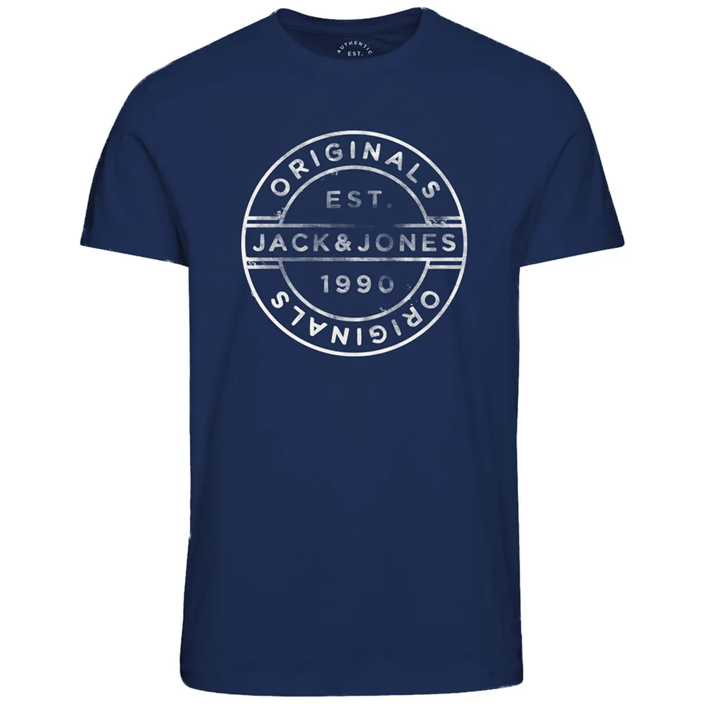 Jack & Jones Originals Men's Slack T-Shirt - Estate Blue - S - Marineblau Bild 1