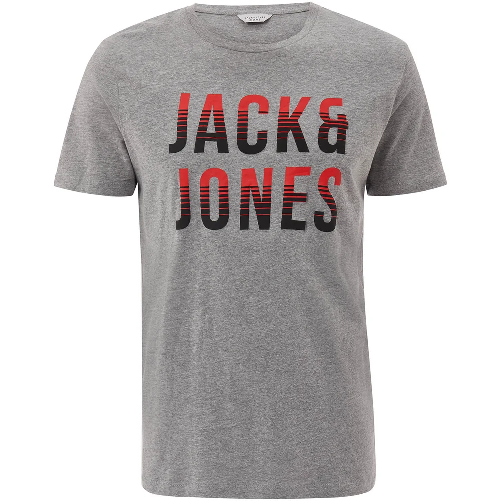 Jack & Jones Core Men's Regent T-Shirt - Light Grey Marl - S - Grau Bild 1