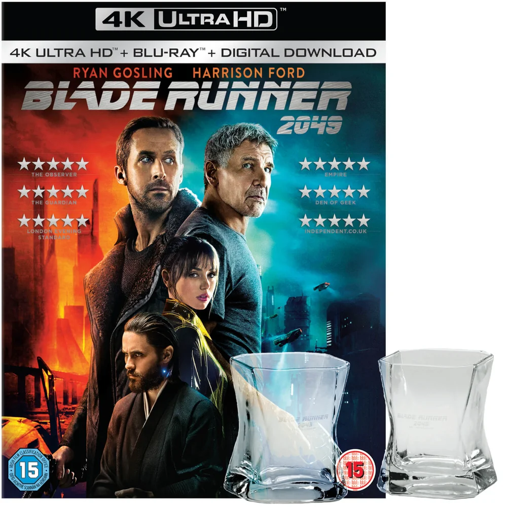 Blade Runner 2049 - Limited Edition 4K Ultra HD & Blu-ray mit 2 Whiskey Gläsern Bild 1
