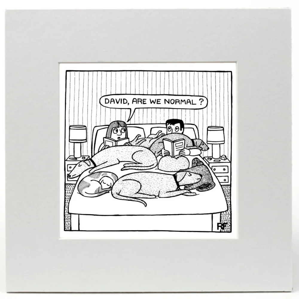 Off the Leash Are We Normal Limited Edition Art Print Bild 1