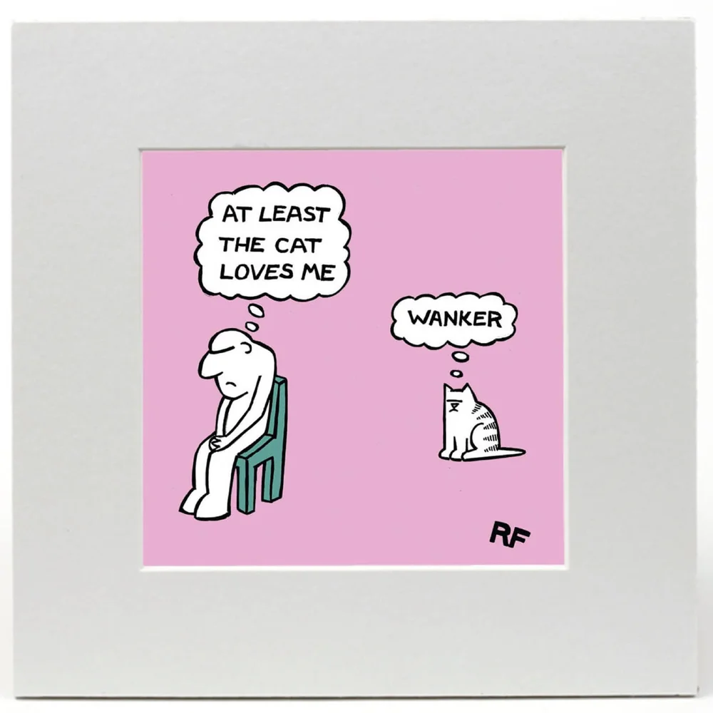 On the Prowl At Least The Cat Loves Me Limited Edition Art Print Bild 1