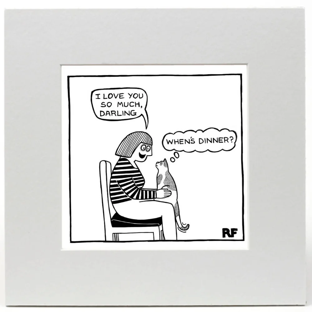 On the Prowl I Love You So Much Limited Edition Kunstdruck Bild 1