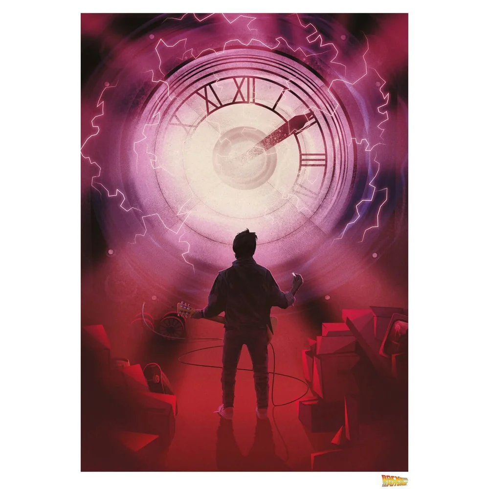 Back to the Future Time - Limited Edition Art Print Bild 1