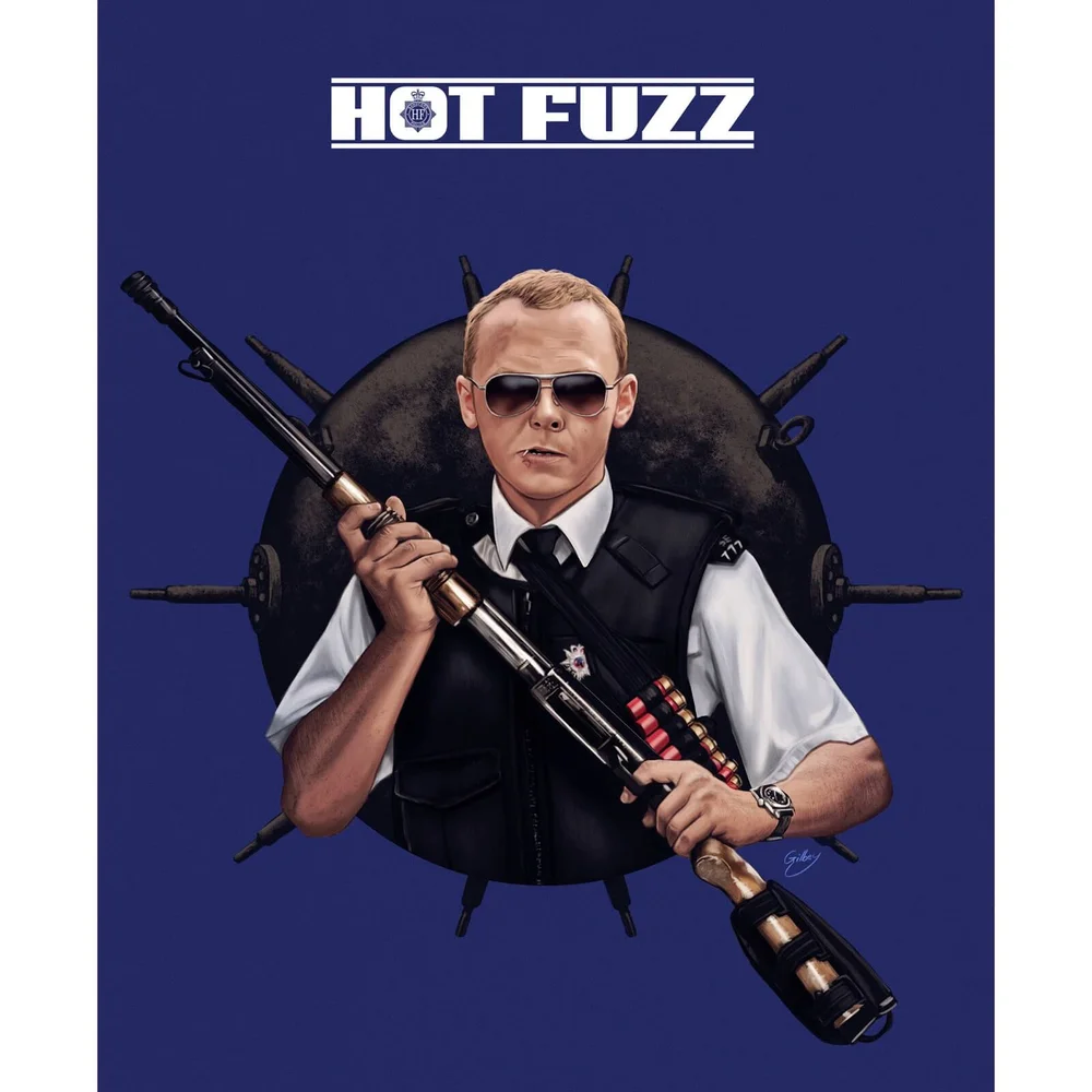 Hot Fuzz Ready For Action Limited Edition Art Print Bild 1