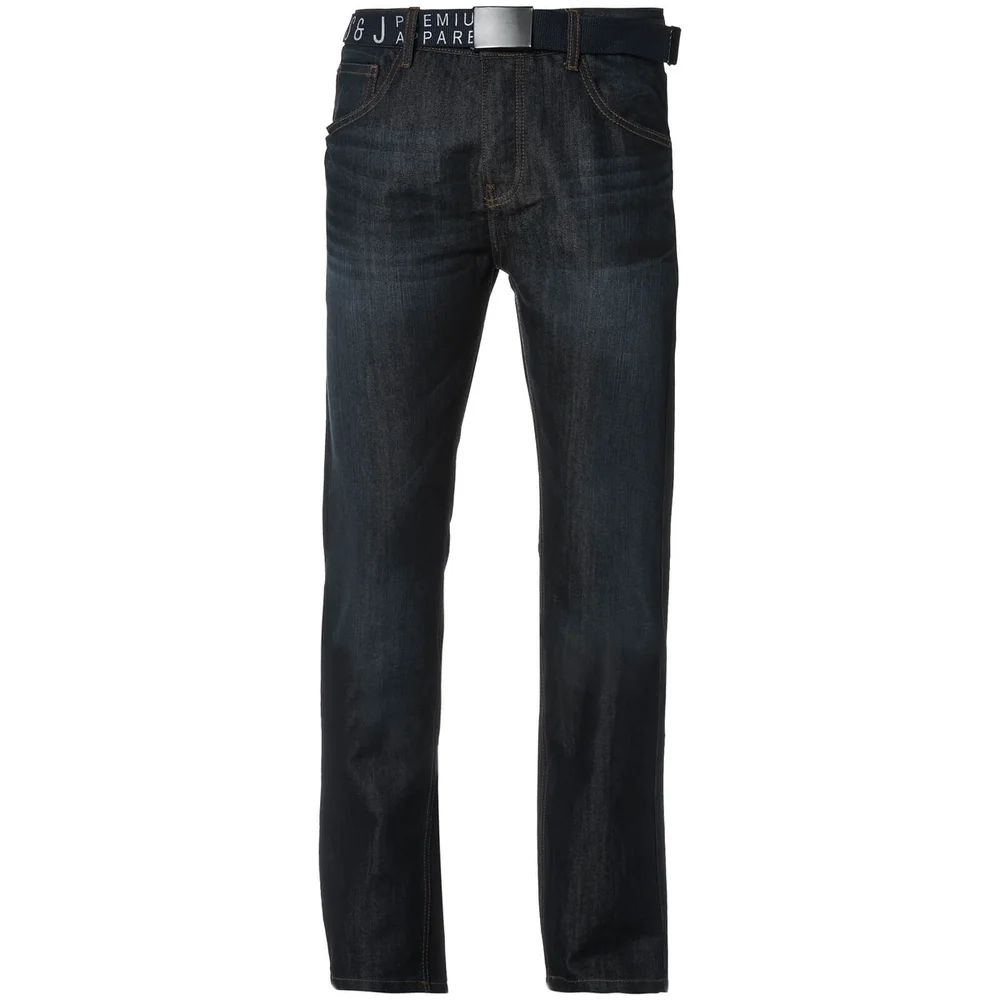 Smith & Jones Men's Fuse Denim Jeans - Dark Wash - 28S - Blau Bild 1