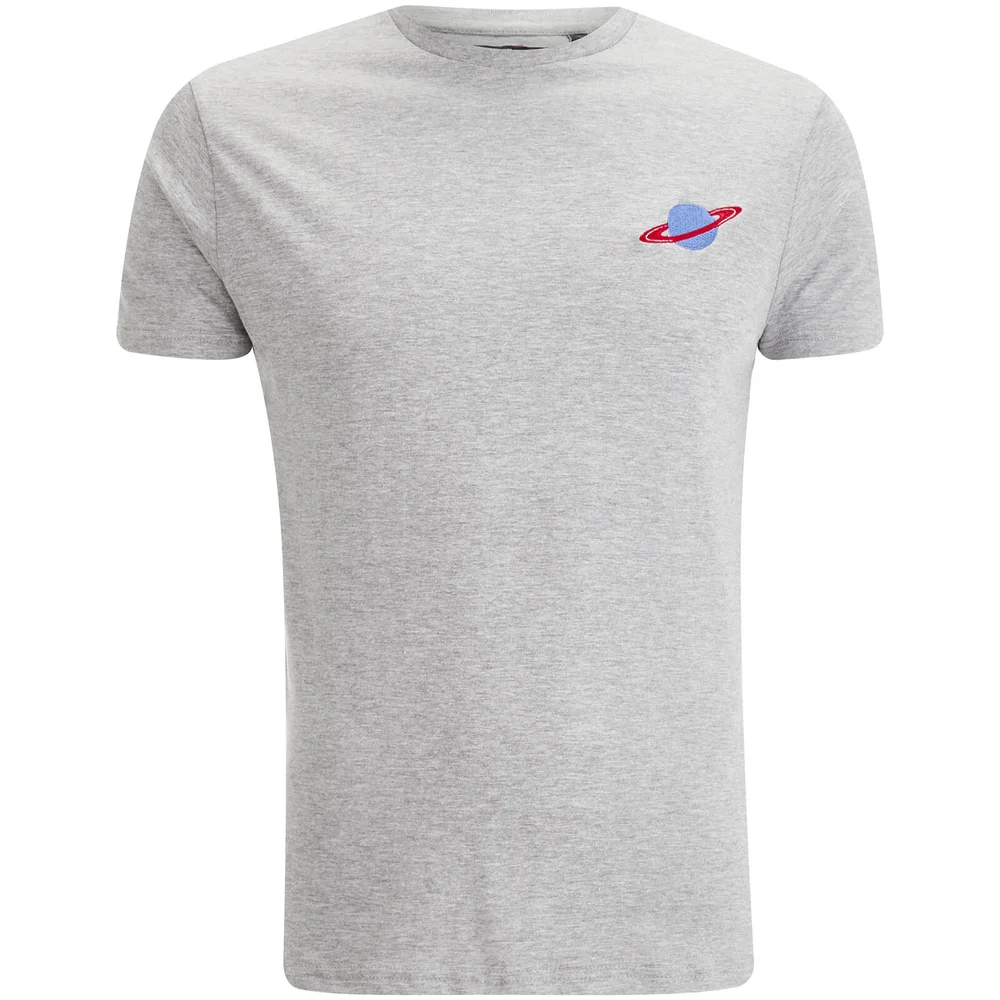 Brave Soul Men's Spyro T-Shirt - Grey Marl - S - Grau Bild 1