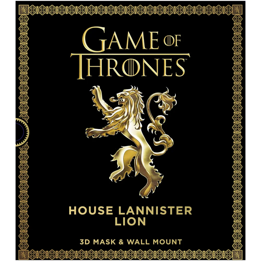 Game of Thrones Haus Lannister Löwe 3D-Maske Bild 1