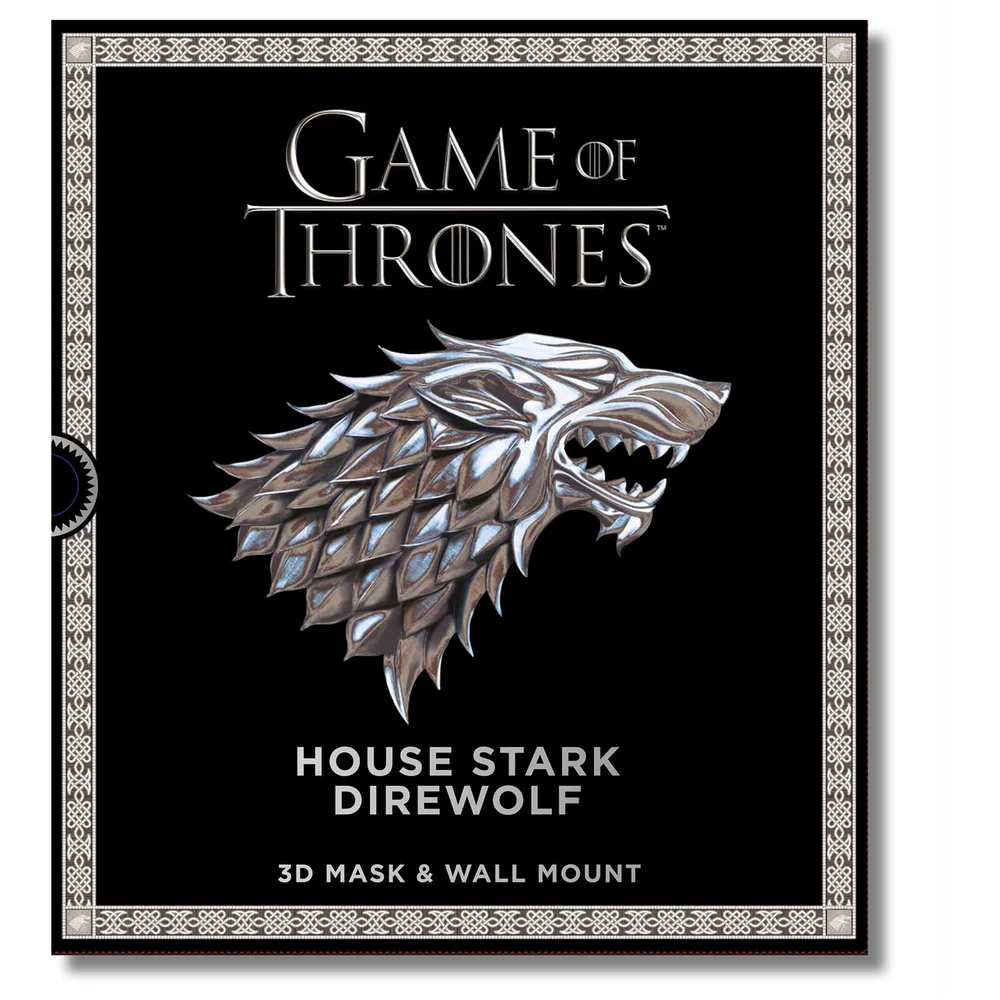 Game of Thrones Haus Stark Schattenwolf 3D-Maske Bild 1