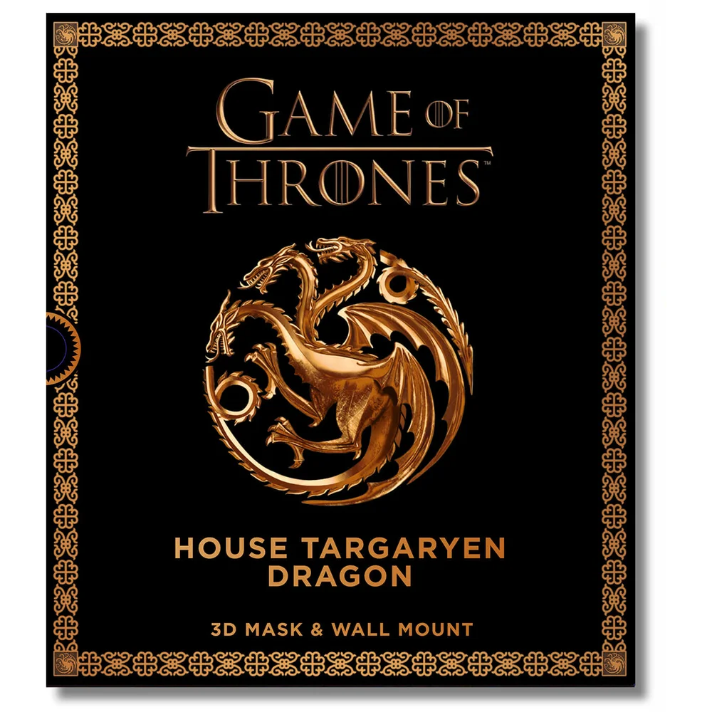 Game of Thrones Haus Targaryen Drache 3D-Maske Bild 1