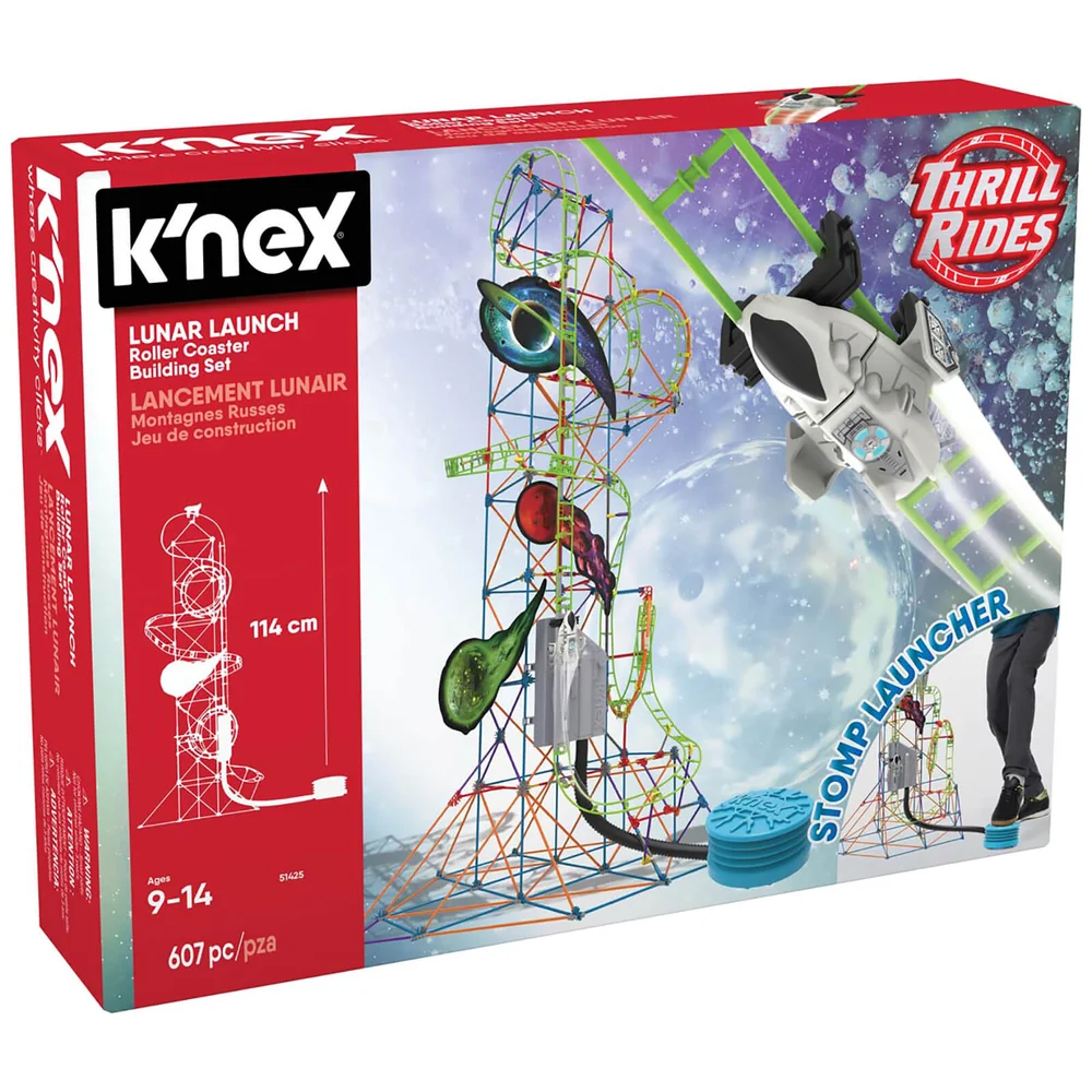 K'NEX Thrill Rides Lunar Launch Roller Coaster Building Set (51425) Bild 1
