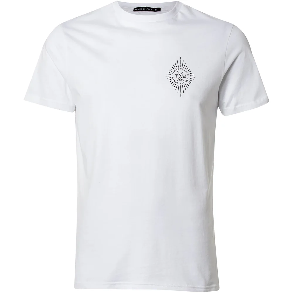 Friend or Faux Men's Kamikaze T-Shirt - White - S - Weiß Bild 1