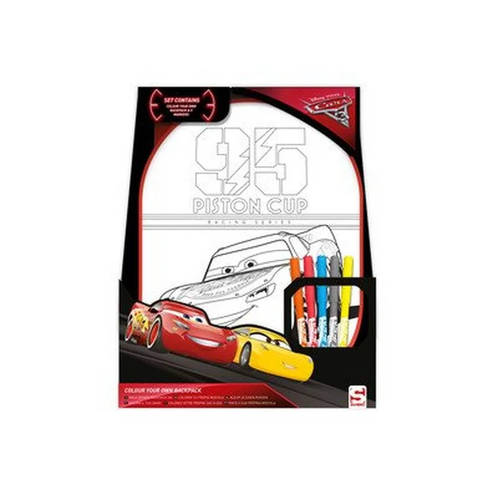 Cars 3 Colour Your Own Backpack Bild 1