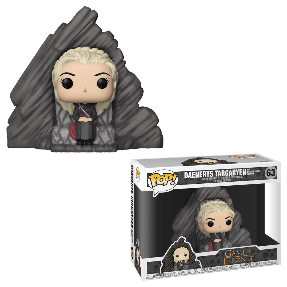 Game of Thrones Daenerys auf dem Thron von Drachenstein Pop! Deluxe-Vinylfigur Bild 1