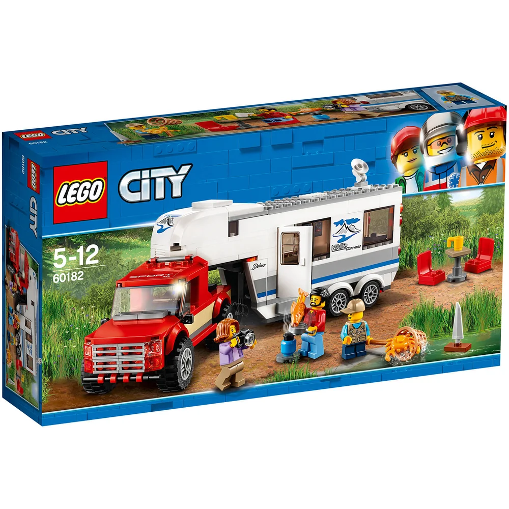 LEGO City Great Vehicles: Pickup & Wohnwagen (60182) Bild 1