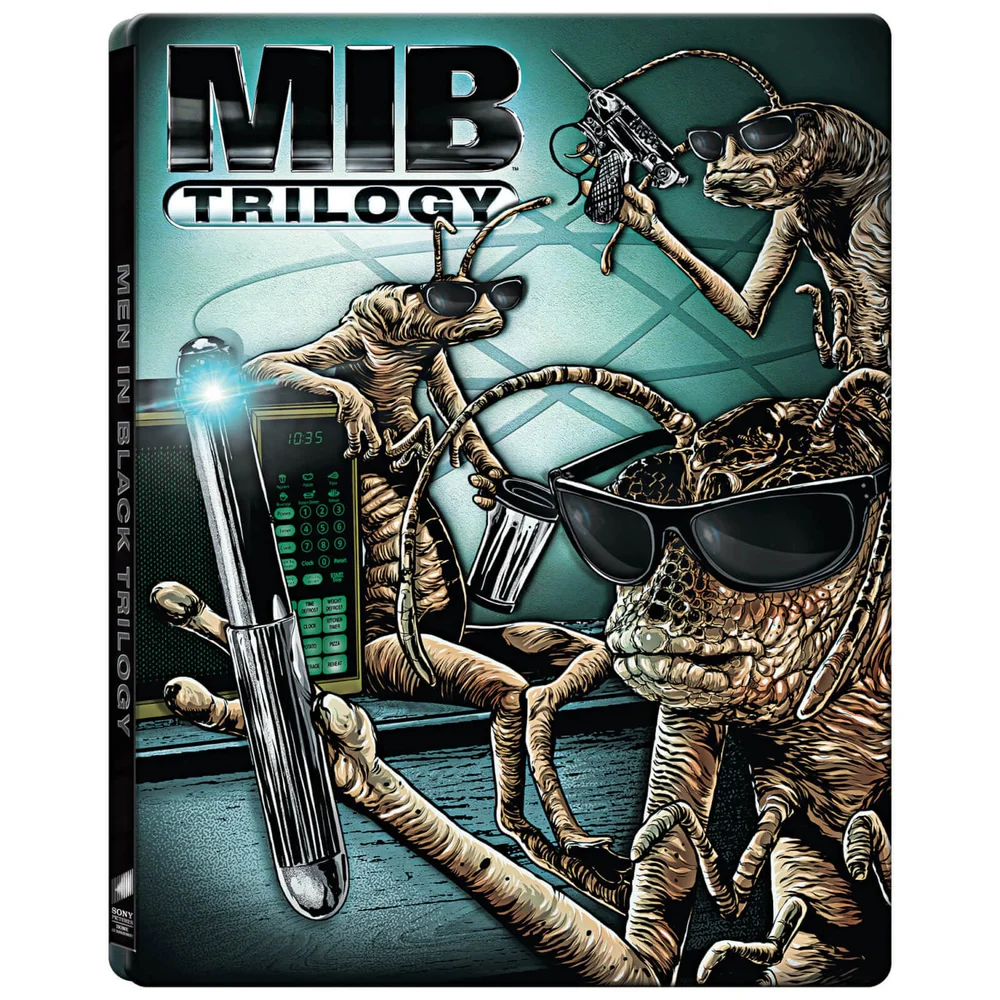 Men In Black Trilogie: 4k Ultra HD (Inklusive 2D Version) - Zavvi UK Exklusives Limited Edition Steelbook Bild 1