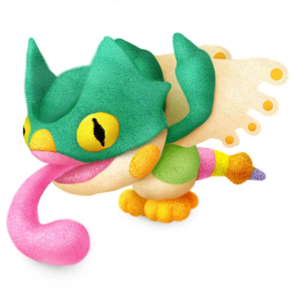 Monster Hunter World Plush Figure - Pukei-Pukei (20cm) Bild 1