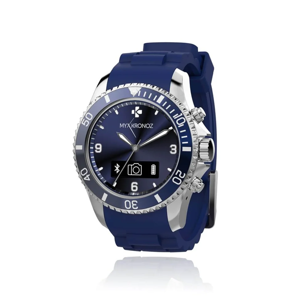 MyKronoz Zeclock Bluetooth Smartwatch – Blau Bild 1